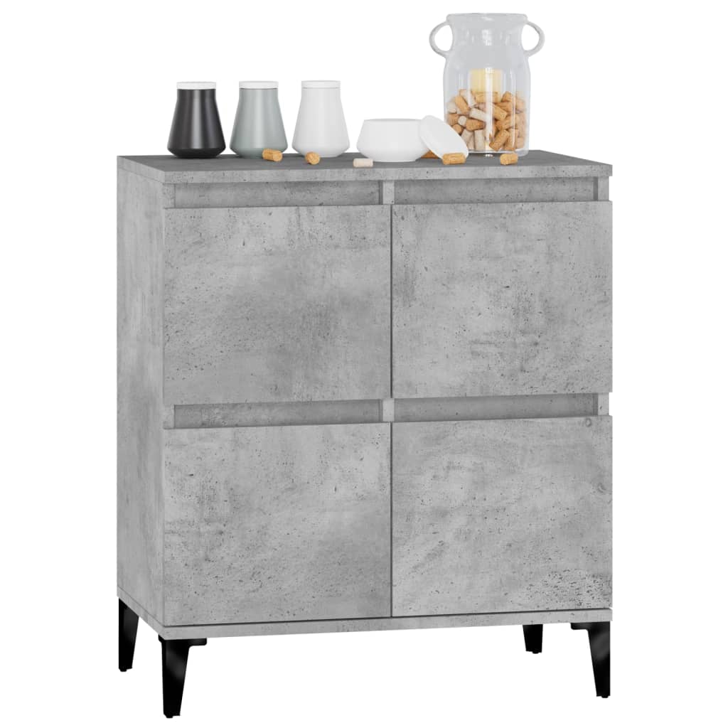 Buffet Gris béton 60x35x70 cm Bois d'ingénierie - XIOS
