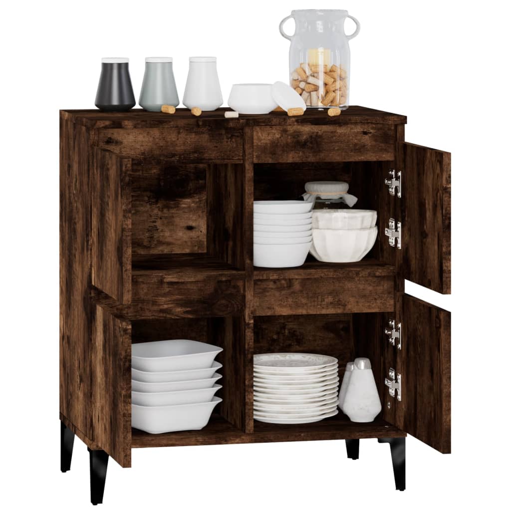 Buffet Chêne fumé 60x35x70 cm Bois d'ingénierie - XIOS