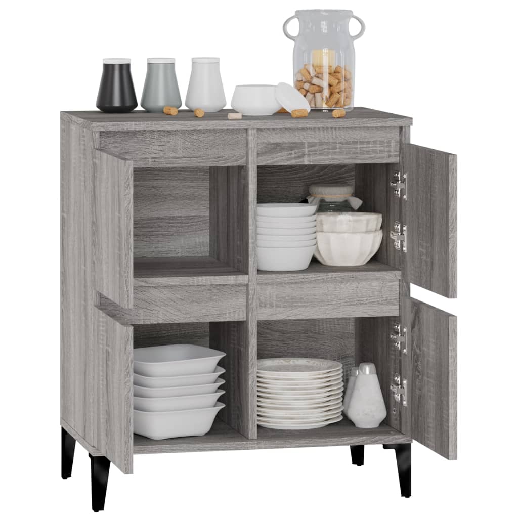 Buffet Sonoma gris 60x35x70 cm Bois d'ingénierie - XIOS