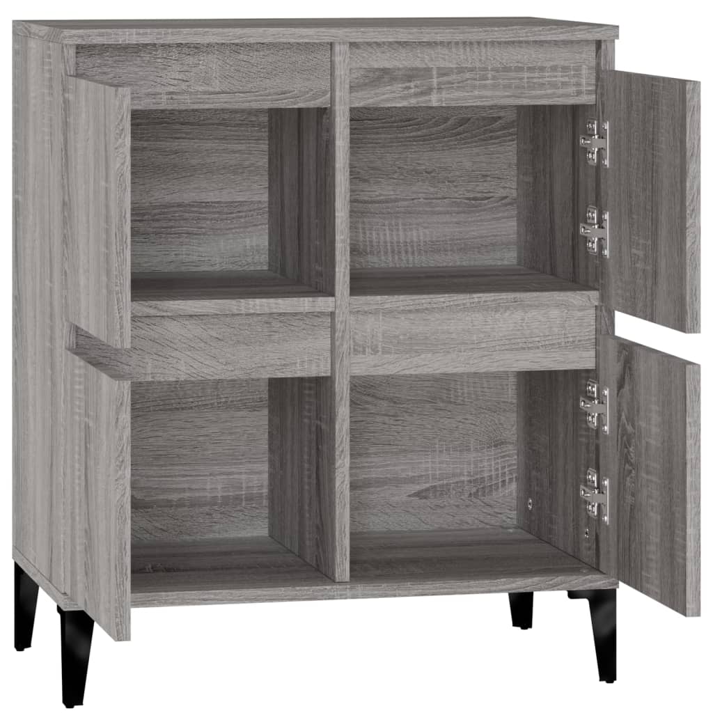 Buffet Sonoma gris 60x35x70 cm Bois d'ingénierie - XIOS