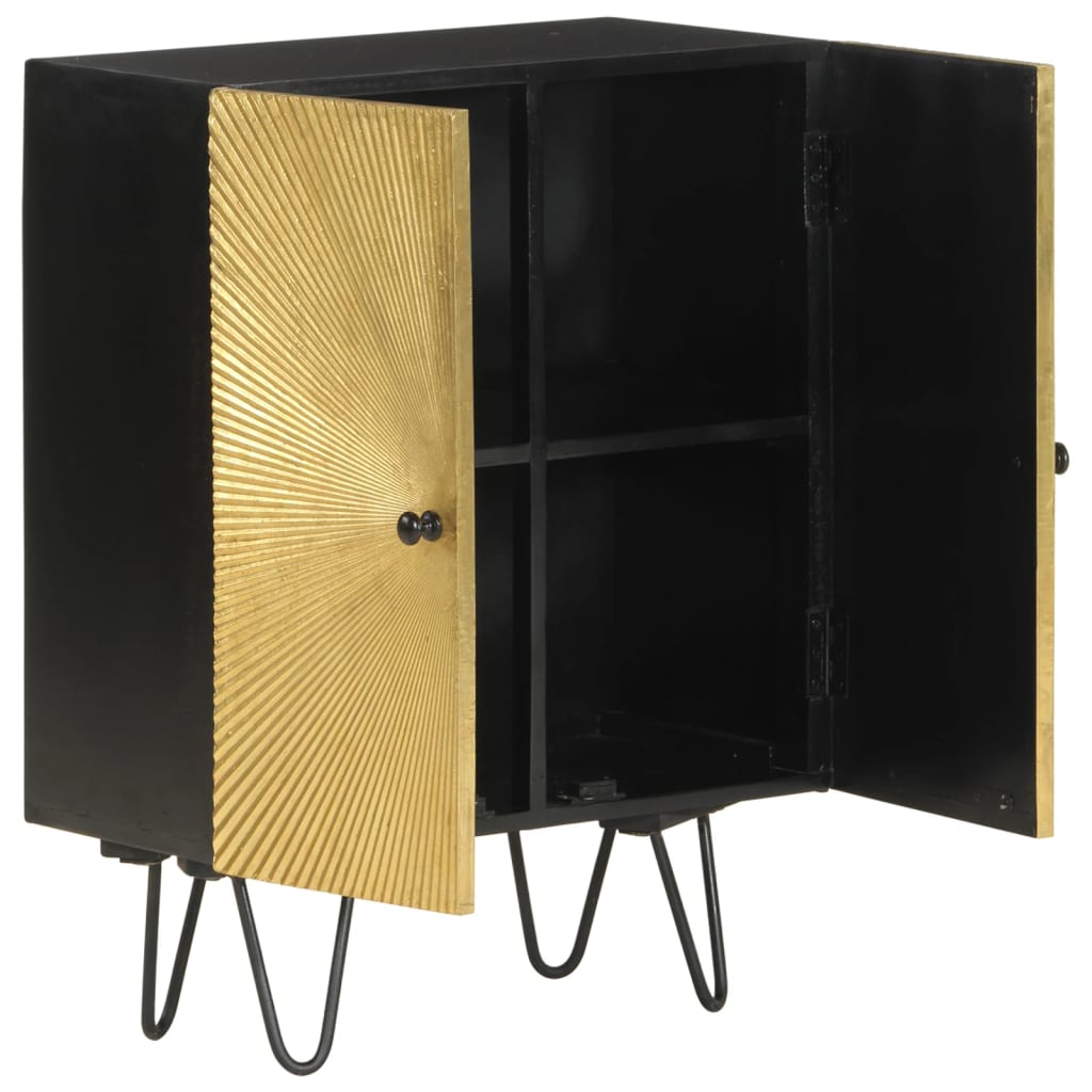 Buffet 55x30x75 cm bois massif de manguier