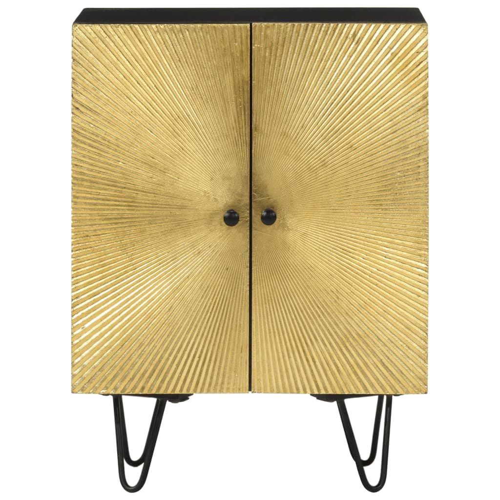 Buffet 55x30x75 cm bois massif de manguier