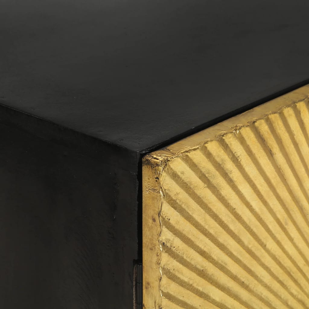 Buffet 55x30x75 cm bois massif de manguier