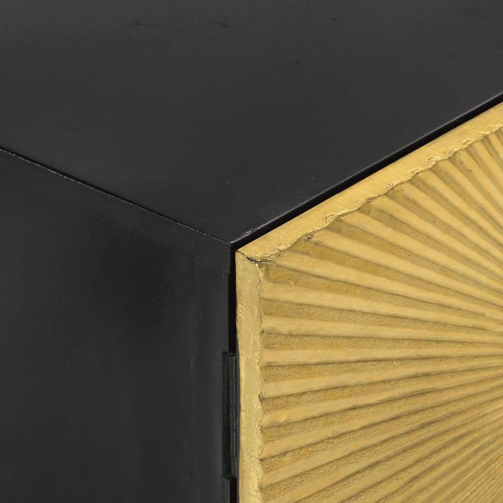 Meuble TV 110x30x45 cm bois massif de manguier - XIOS
