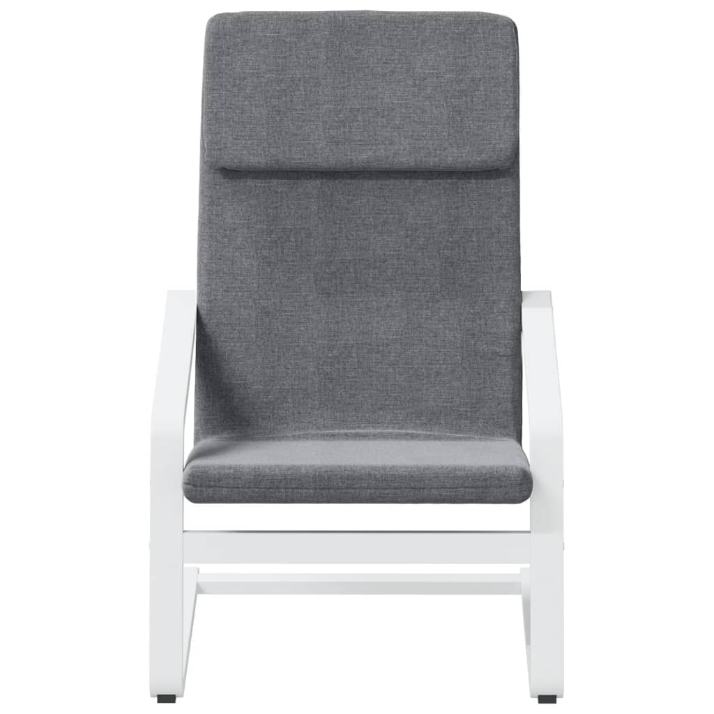 Chaise de relaxation Gris foncé Tissu - XIOS