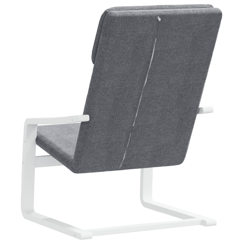 Chaise de relaxation Gris foncé Tissu - XIOS