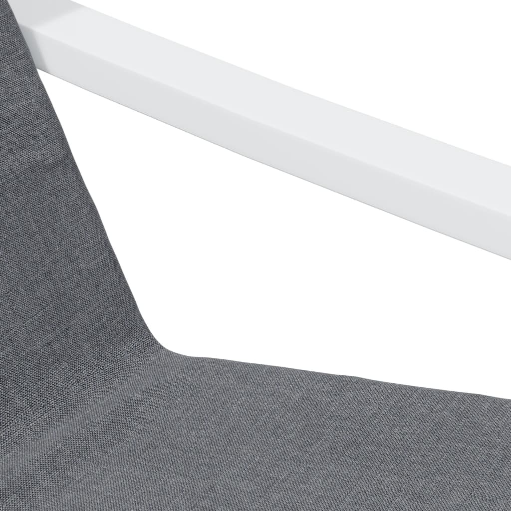 Chaise de relaxation Gris foncé Tissu - XIOS