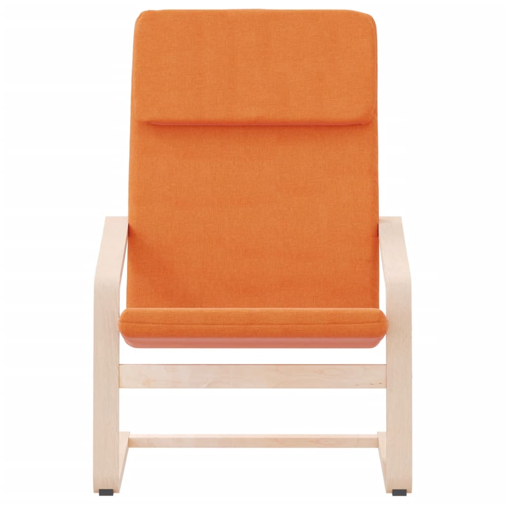 Chaise de relaxation Jaune foncé Tissu - XIOS