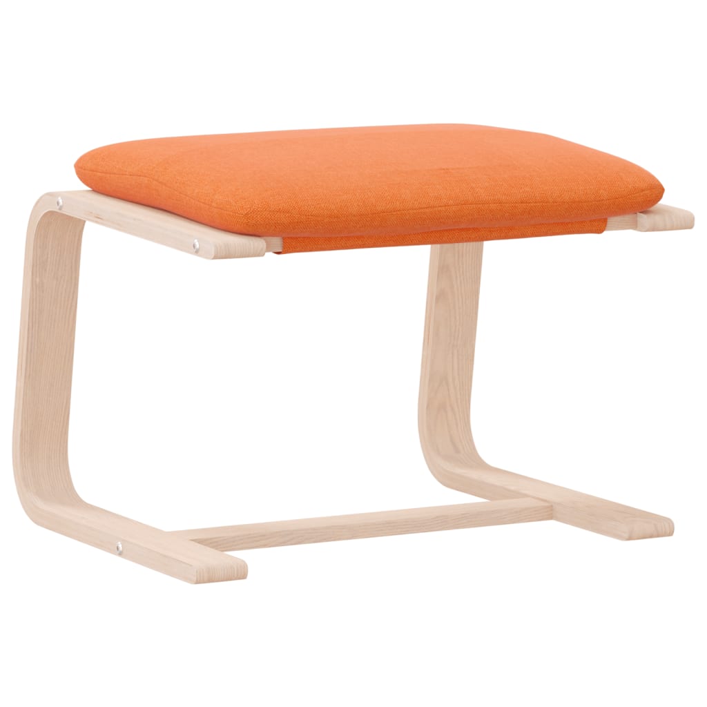 Repose-pied Jaune foncé 51x41x40 cm Tissu - XIOS