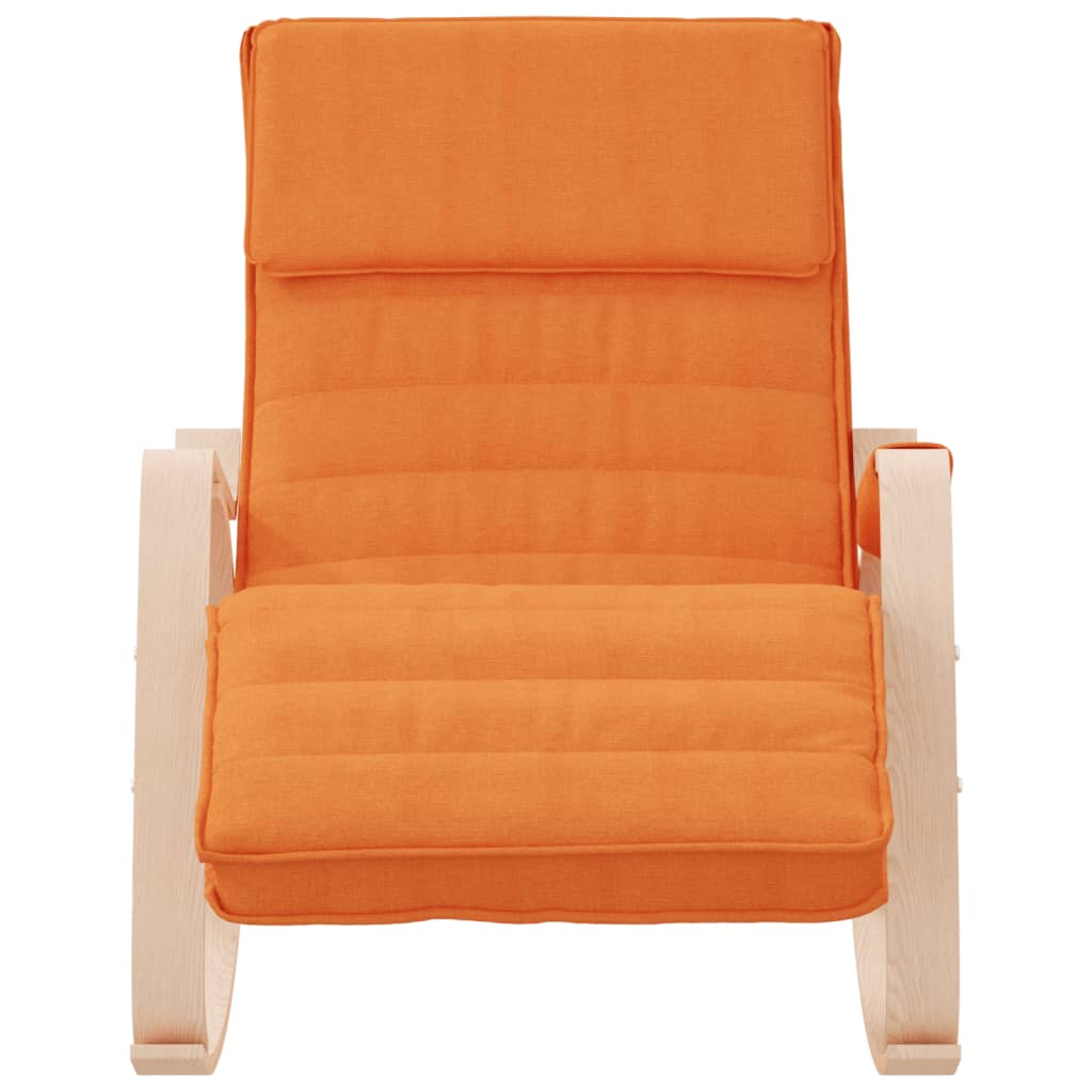 Chaise à bascule Jaune foncé Tissu - XIOS
