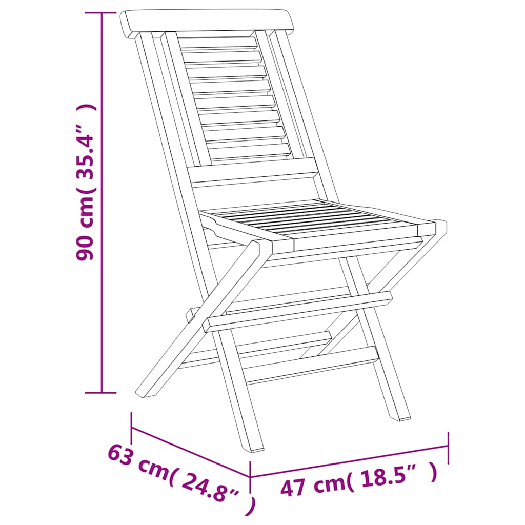 Ensemble à manger de jardin 5 pcs Bois de teck massif