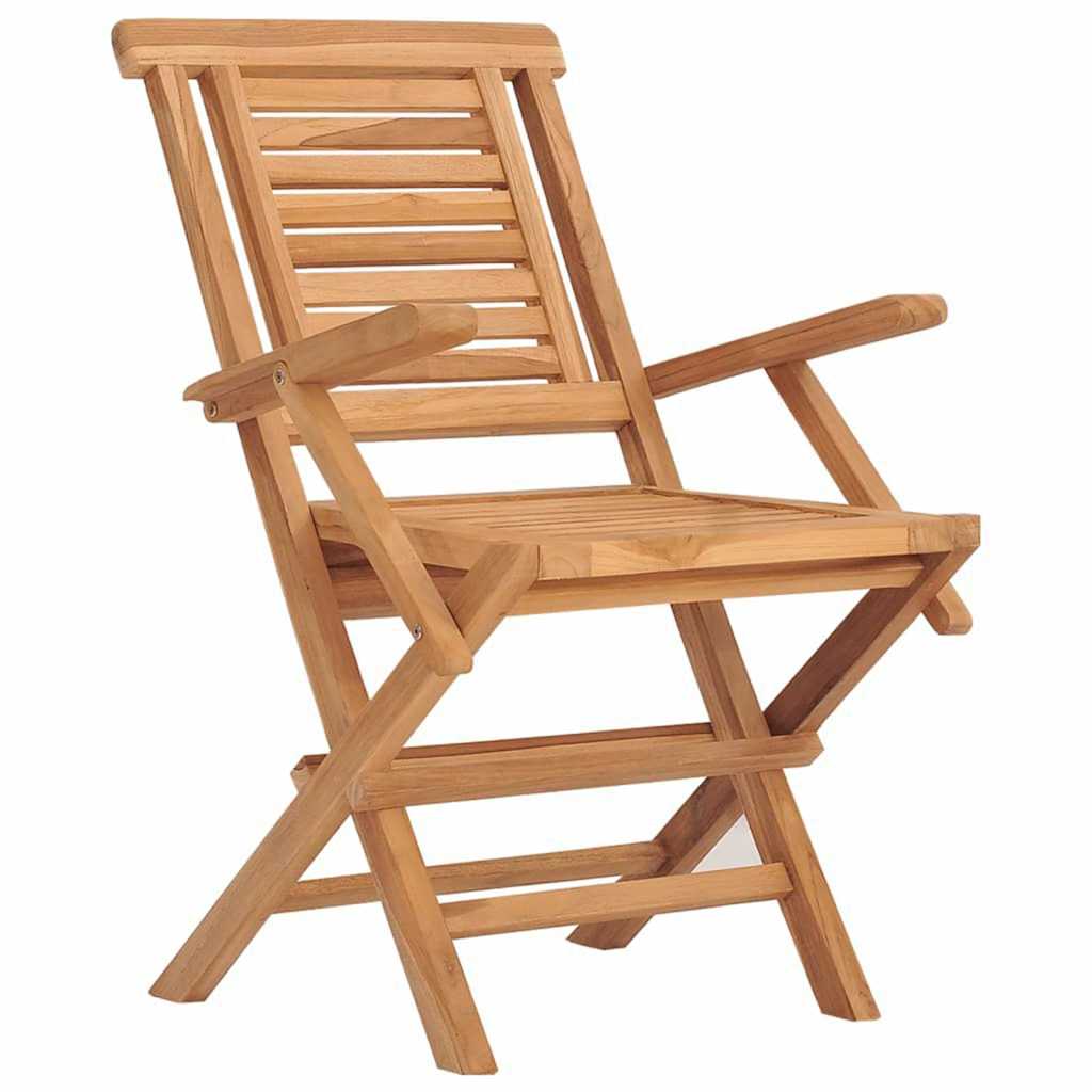 Ensemble à manger de jardin 5 pcs Bois de teck massif