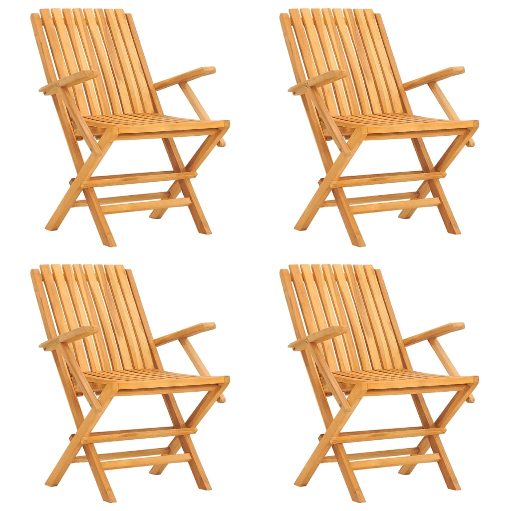 Ensemble à manger de jardin 5 pcs Bois de teck massif