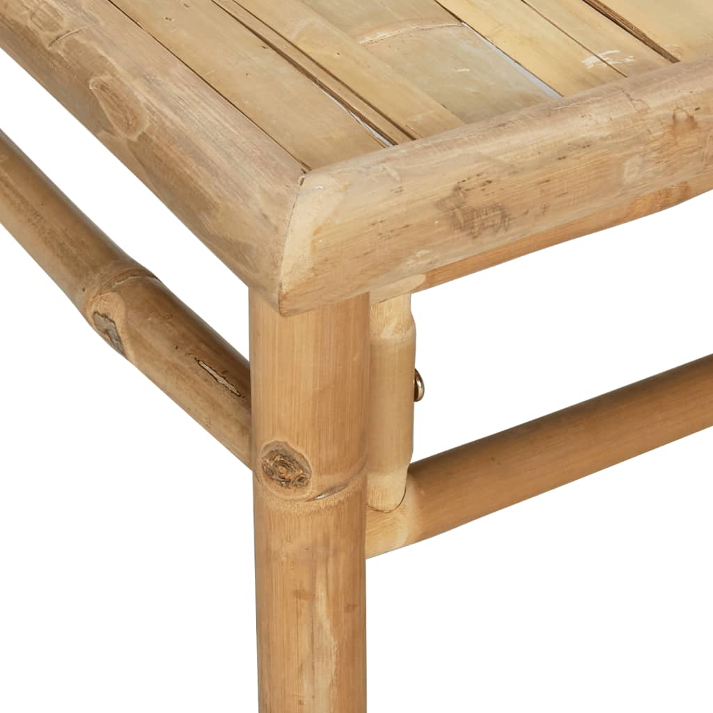 Salon de jardin 5 pcs avec coussins gris clair bambou