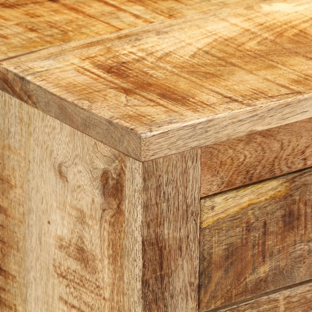 Buffet 80x30x65 cm bois de manguier brut massif - XIOS