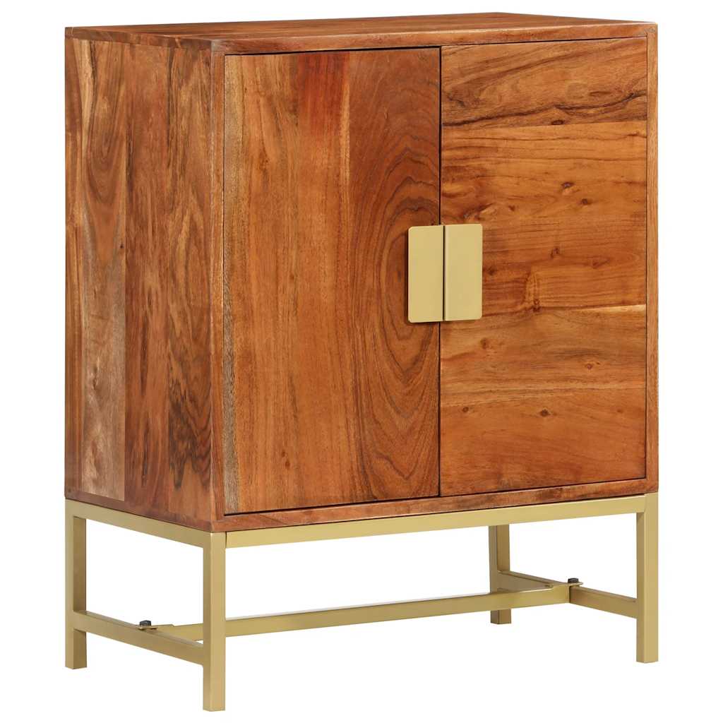 Buffet 60x35x75 cm bois massif d'acacia