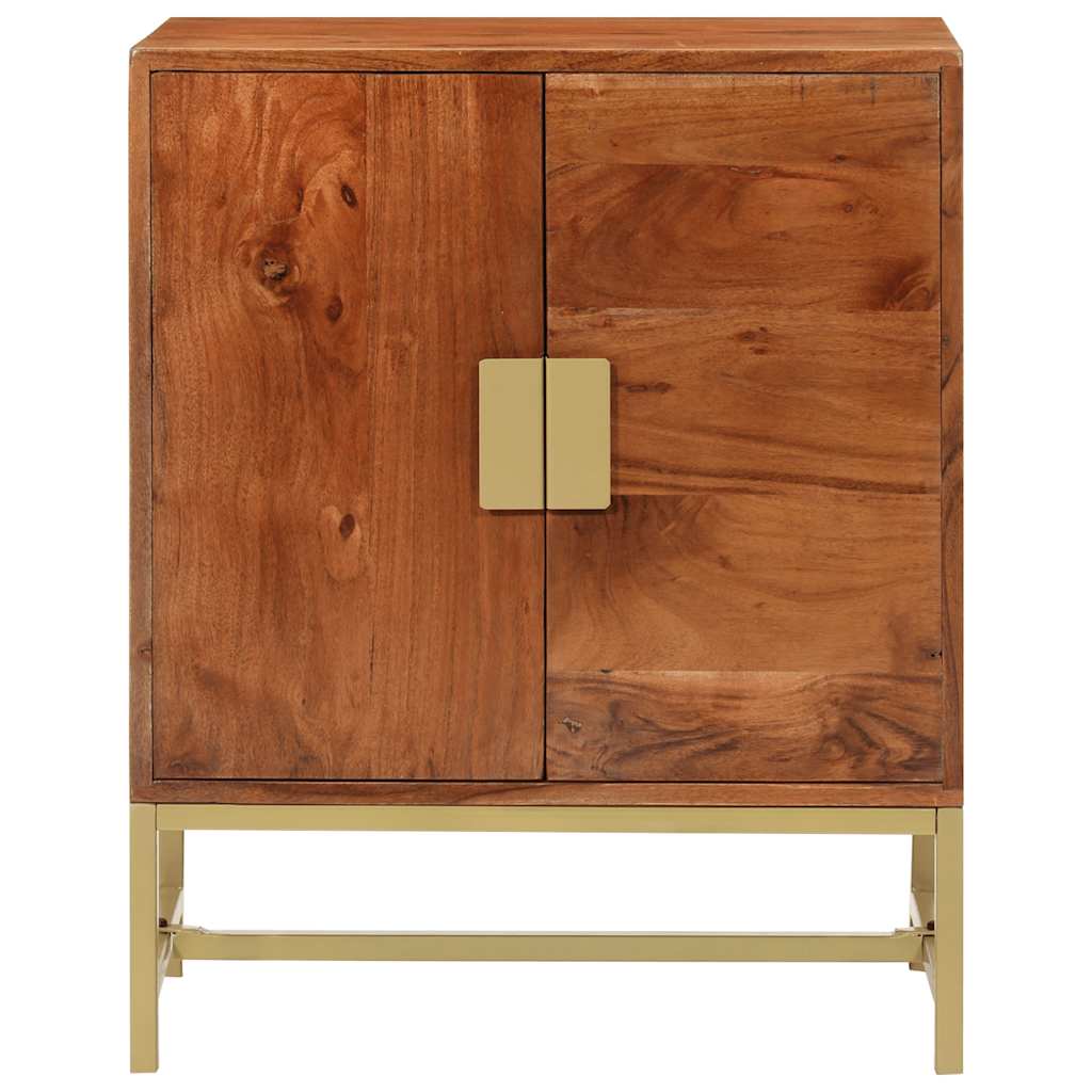 Buffet 60x35x75 cm bois massif d'acacia