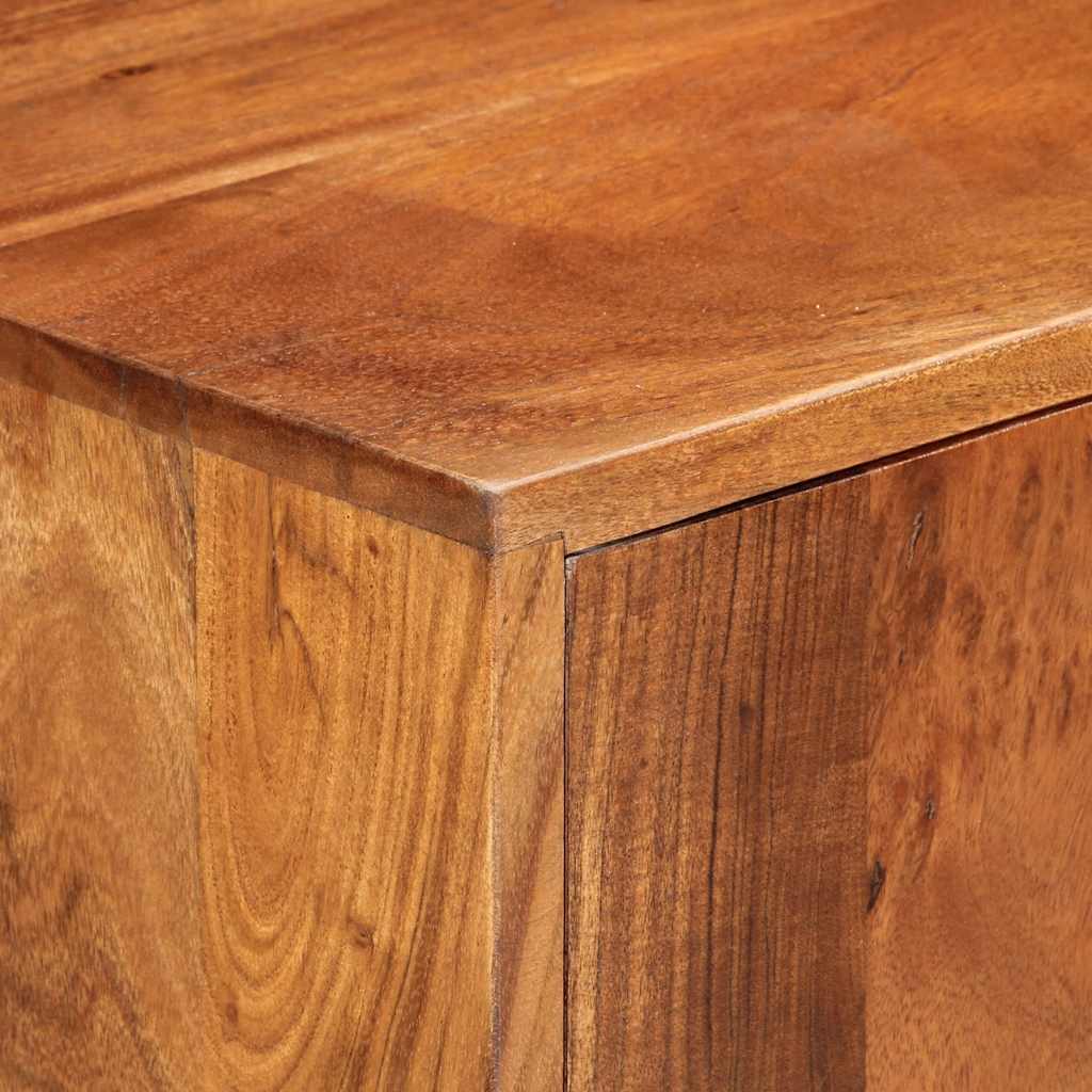 Buffet 60x35x75 cm bois massif d'acacia