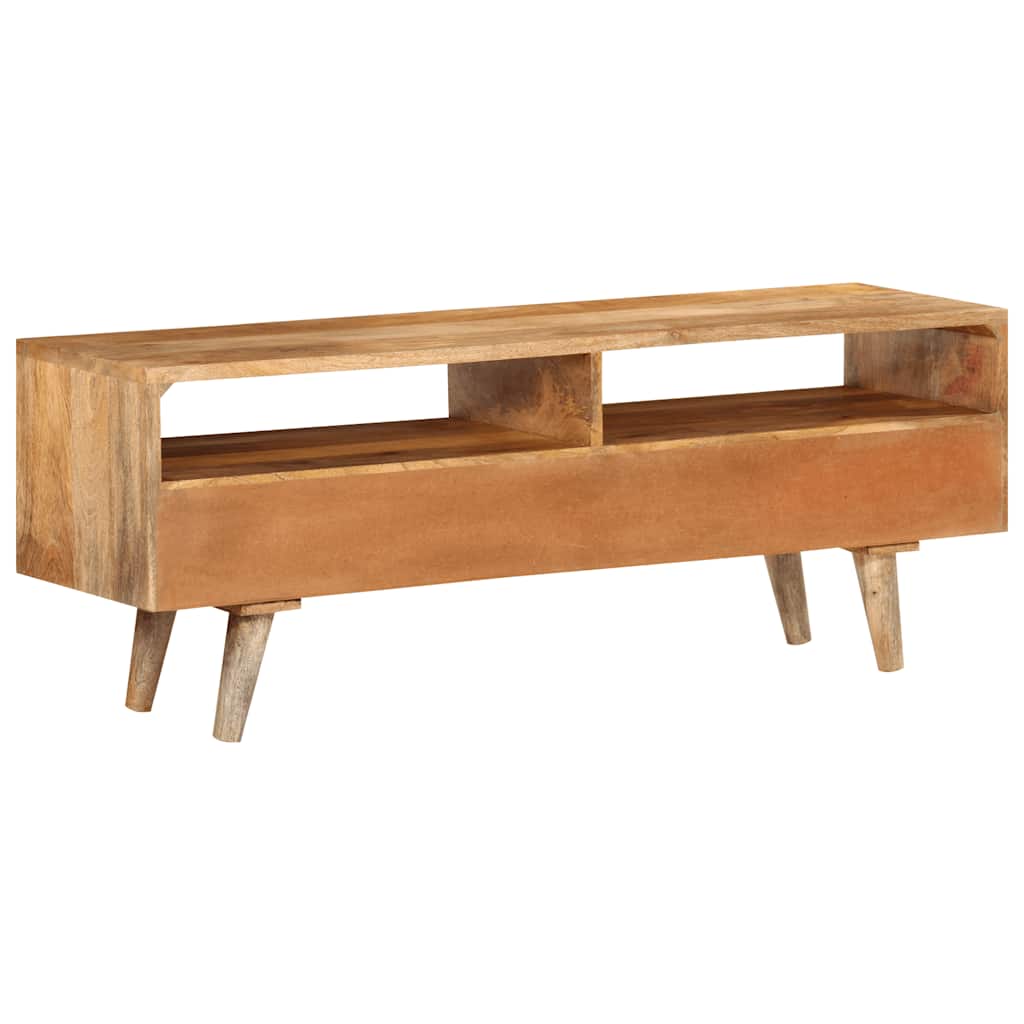 Meuble TV 110x30x41 cm bois massif de manguier Meubles TV vidaXL