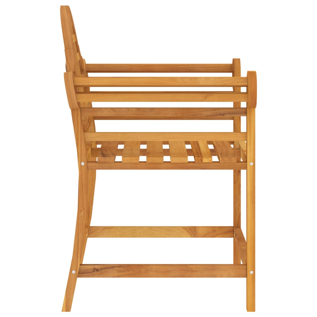 Chaise de jardin 88x60x92 cm bois de teck massif Chaises de jardin vidaXL