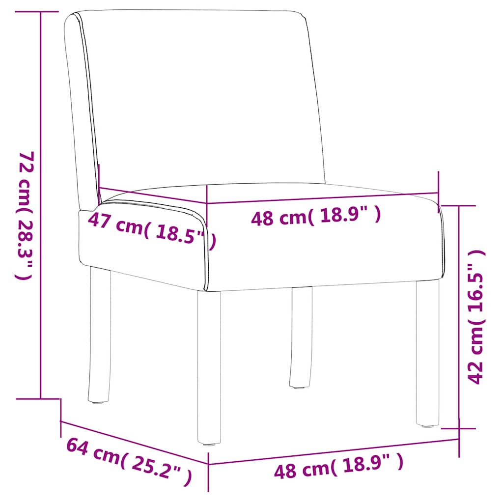 Fauteuil sans accoudoirs bleu tissu avec fleurs - XIOS