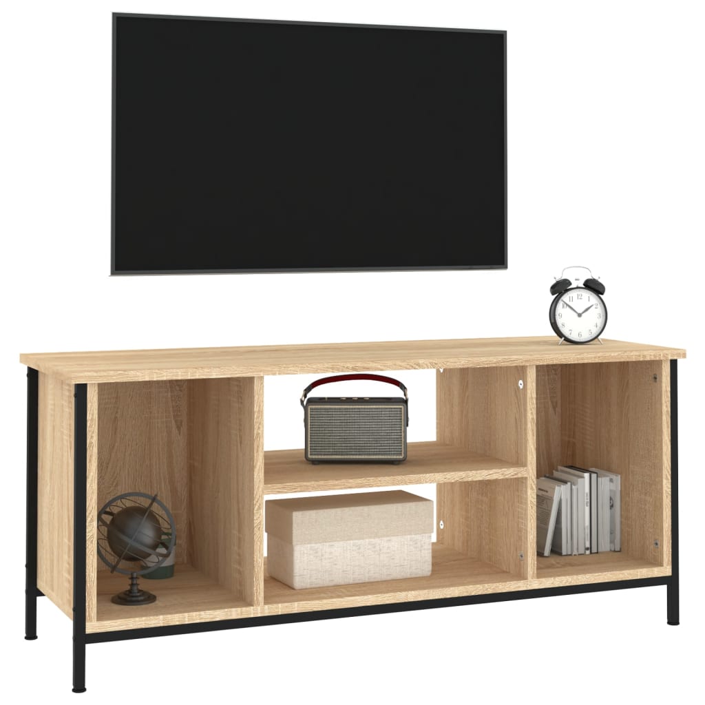 Meuble TV chêne sonoma 102x35x45 cm bois d'ingénierie - XIOS
