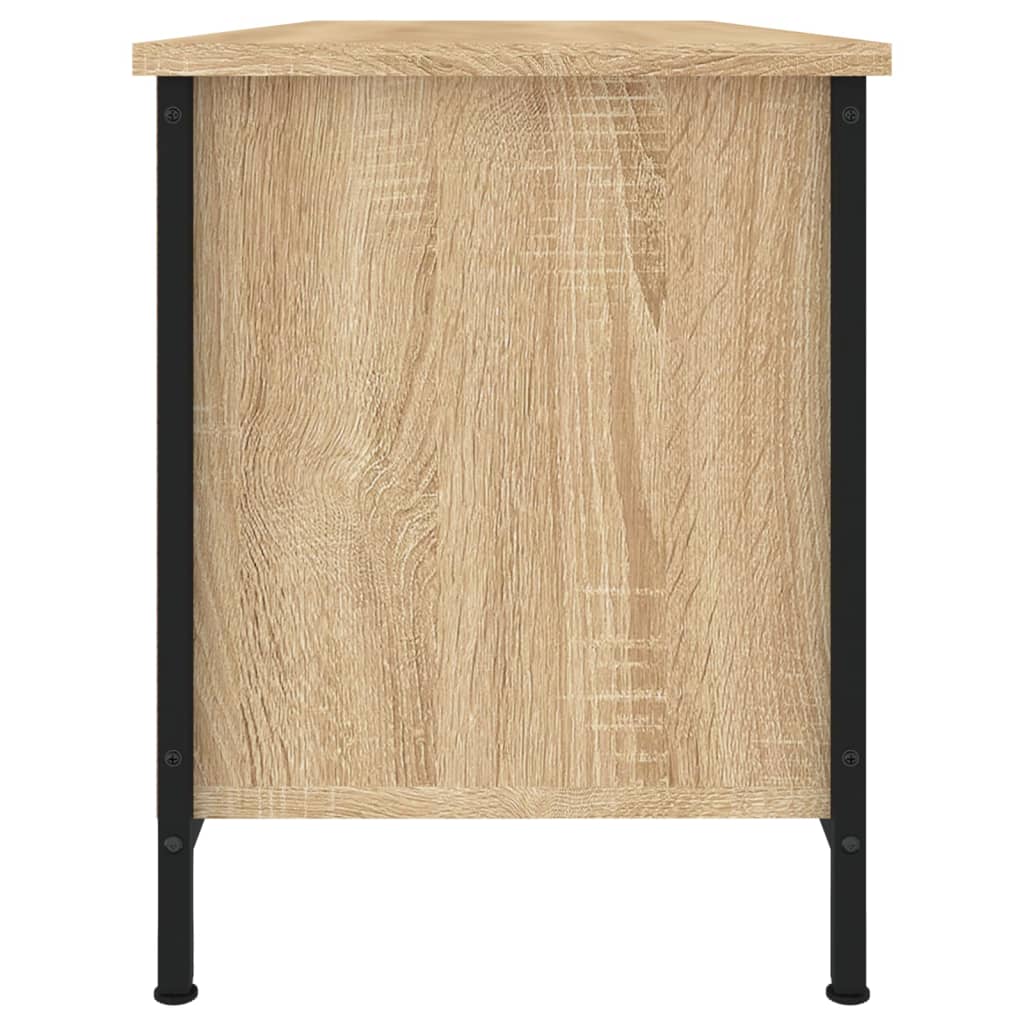 Meuble TV chêne sonoma 102x35x45 cm bois d'ingénierie - XIOS