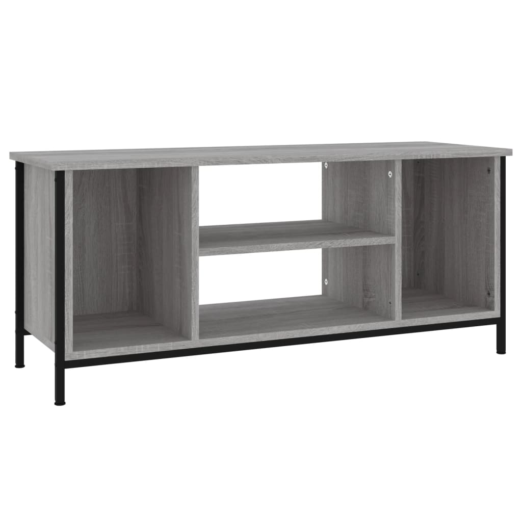 Meuble TV sonoma gris 102x35x45 cm bois d'ingénierie - XIOS