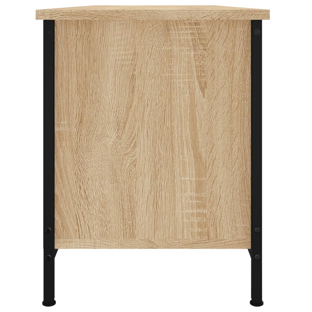 Meuble TV avec portes chêne sonoma 102x35x45 cm bois ingénierie - XIOS