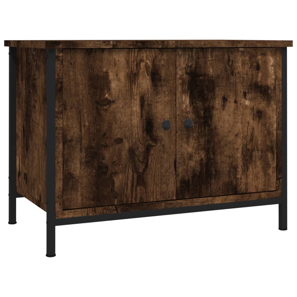 Meuble TV avec portes chêne sonoma 60x35x45cm bois d'ingénierie - XIOS