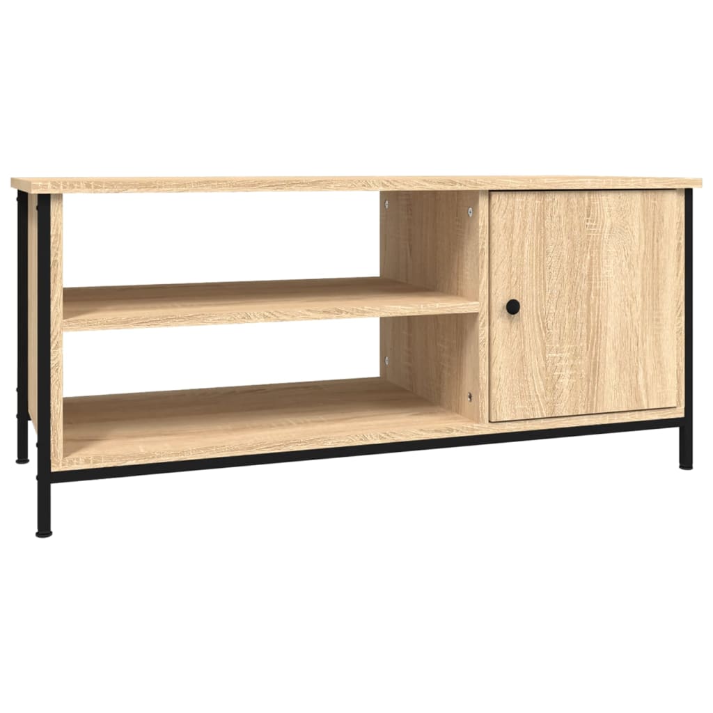 Meuble TV chêne sonoma 100x40x45 cm bois d'ingénierie - XIOS