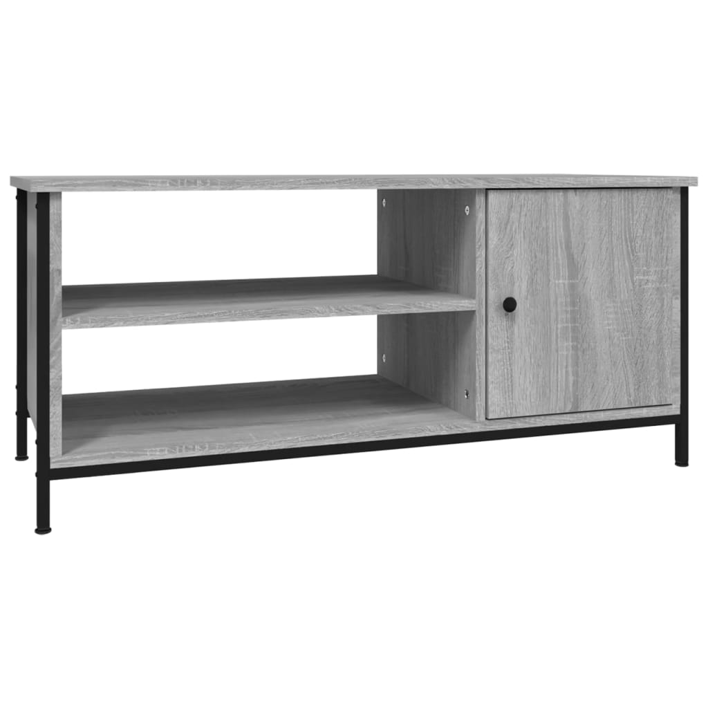 Meuble TV sonoma gris 100x40x45 cm bois d'ingénierie - XIOS