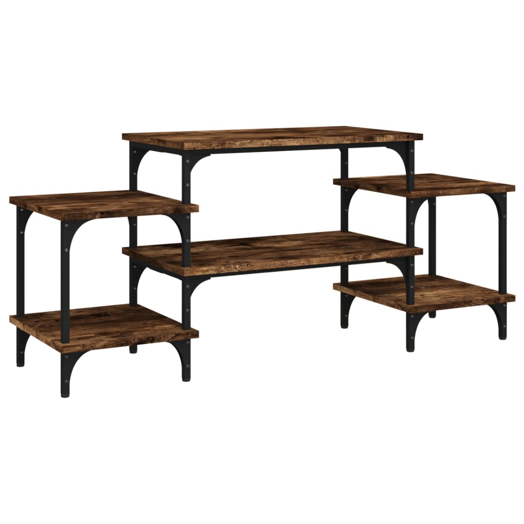 Meuble TV Chêne fumé 117x35x52 cm Bois d'ingénierie - XIOS