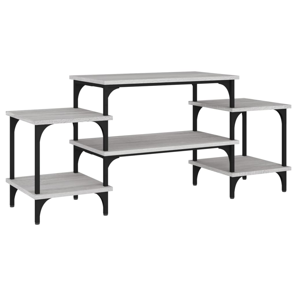 Meuble TV Sonoma gris 117x35x52 cm Bois d'ingénierie - XIOS