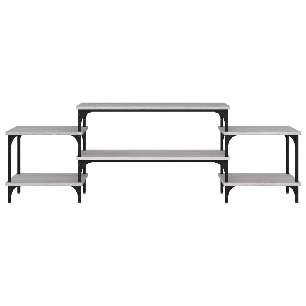 Meuble TV Sonoma gris 157x35x52 cm bois d'ingénierie - XIOS