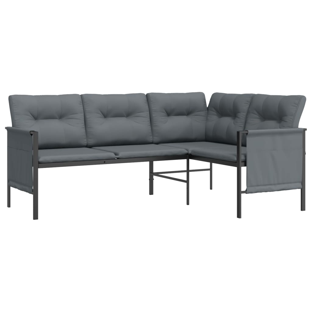 Salon de jardin 2 pcs anthracite acier - XIOS