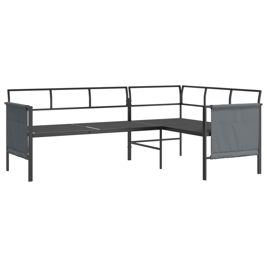 Salon de jardin 2 pcs anthracite acier - XIOS