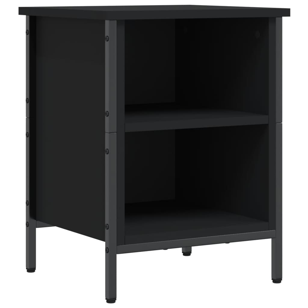 Armoire à chaussures noir 38x35x50 cm bois d'ingénierie - XIOS