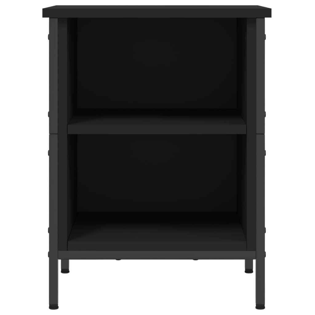 Armoire à chaussures noir 38x35x50 cm bois d'ingénierie - XIOS