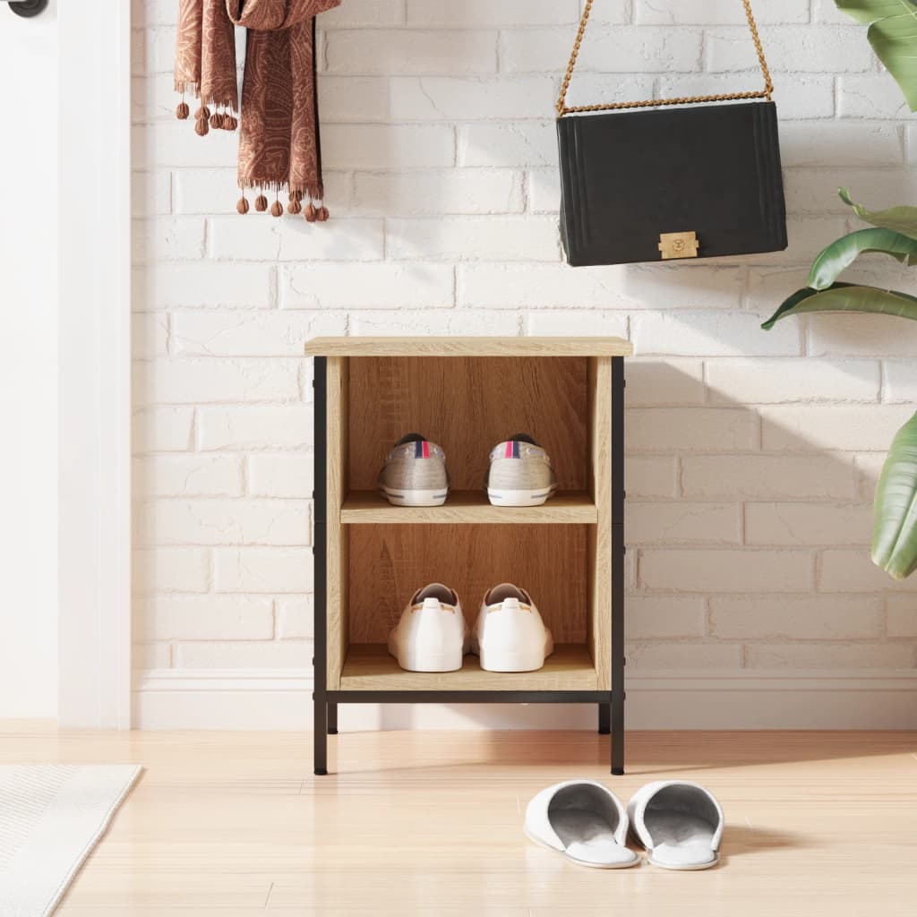 Armoire à chaussures chêne sonoma 38x35x50 cm bois d'ingénierie - XIOS