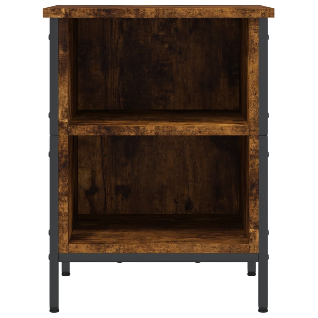 Armoire à chaussures chêne fumé 38x35x50 cm bois d'ingénierie - XIOS