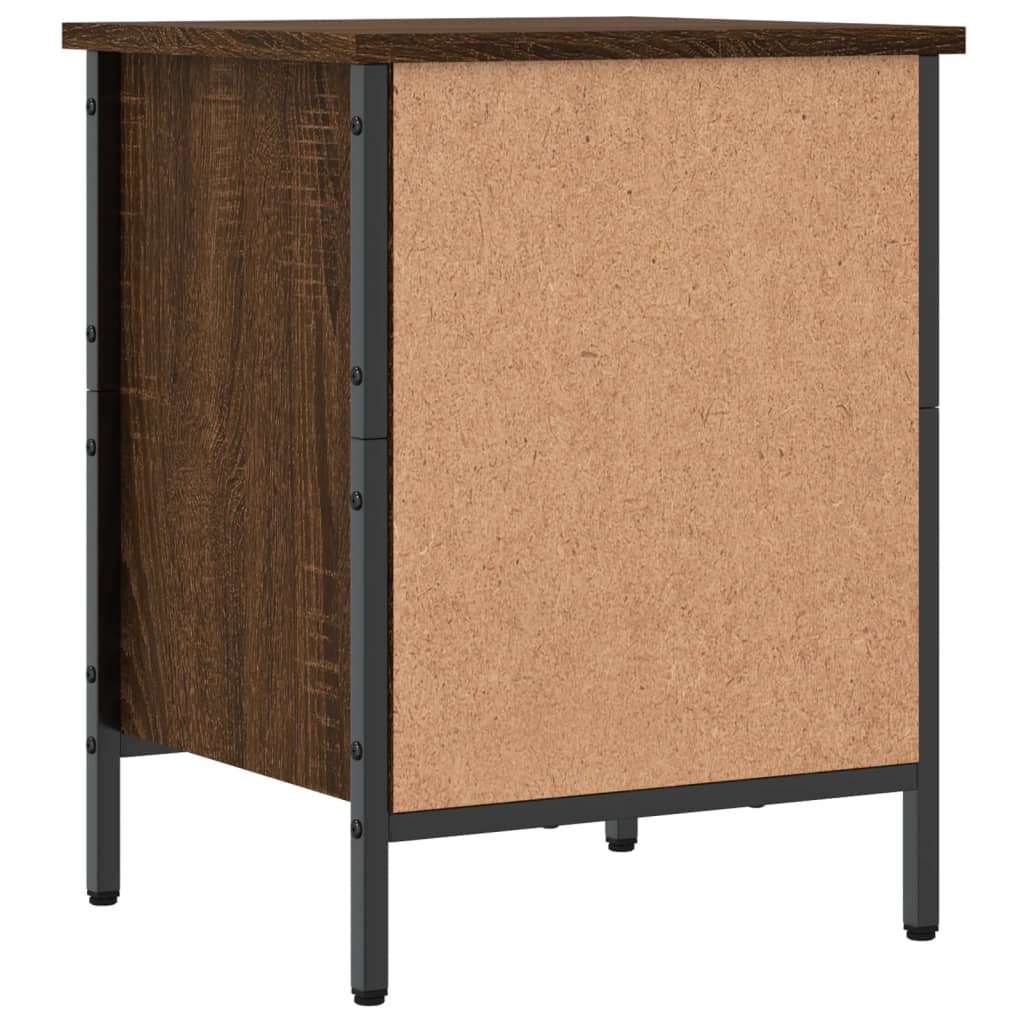 Armoire à chaussures chêne marron 38x35x50 cm bois d'ingénierie - XIOS
