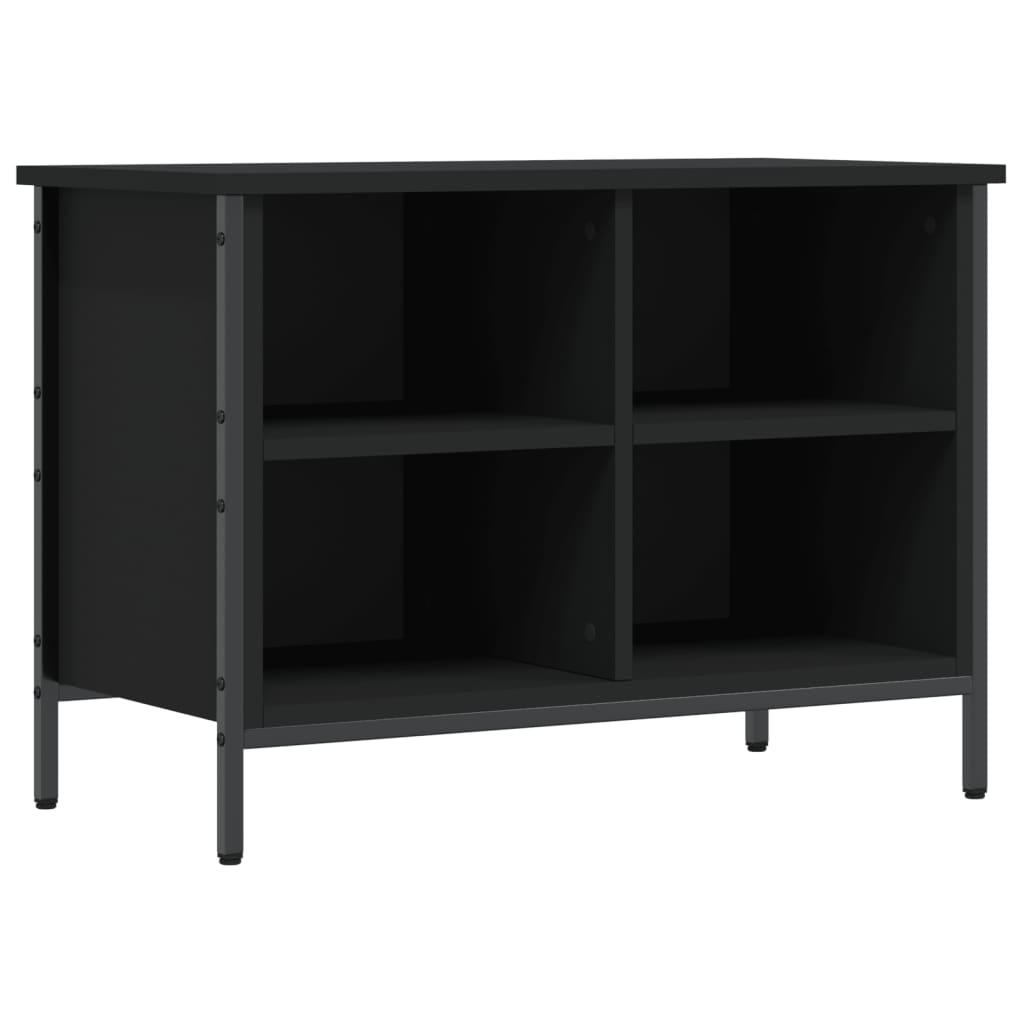 Armoire à chaussures noir 69x35x50 cm bois d'ingénierie - XIOS