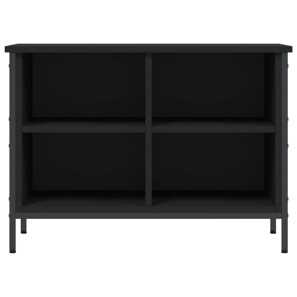 Armoire à chaussures noir 69x35x50 cm bois d'ingénierie - XIOS
