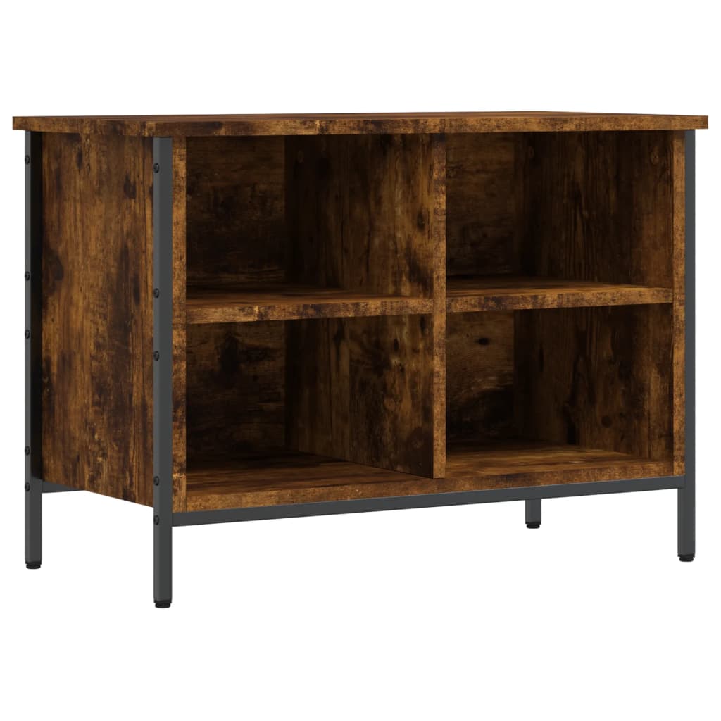 Armoire à chaussures chêne fumé 69x35x50 cm bois d'ingénierie - XIOS