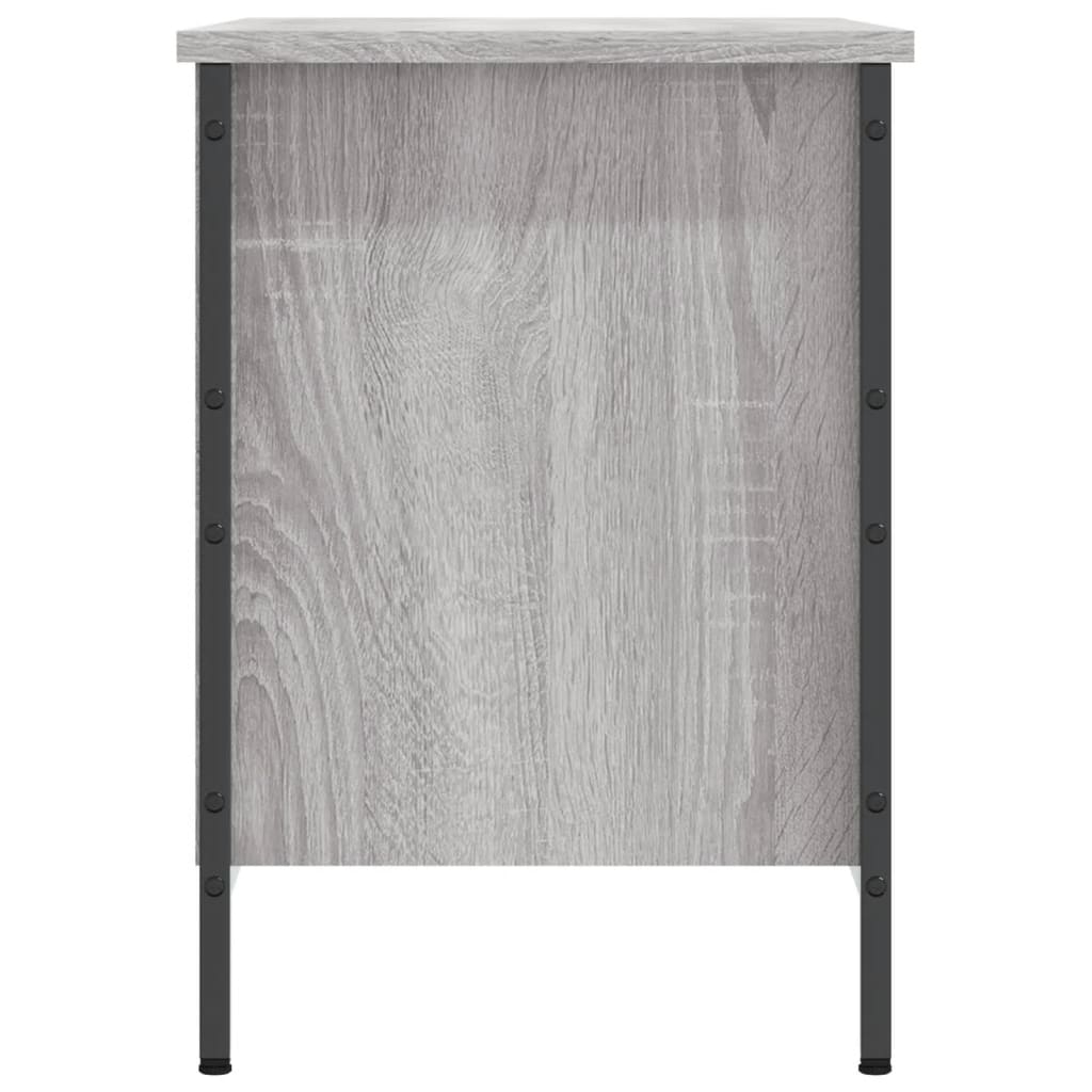 Armoire à chaussures sonoma gris 69x35x50 cm bois d'ingénierie - XIOS