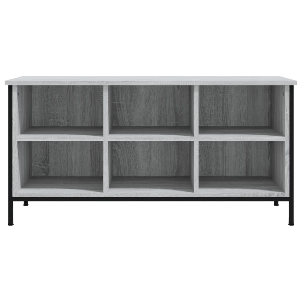 Armoire à chaussures sonoma gris 100x35x50 cm bois d'ingénierie - XIOS