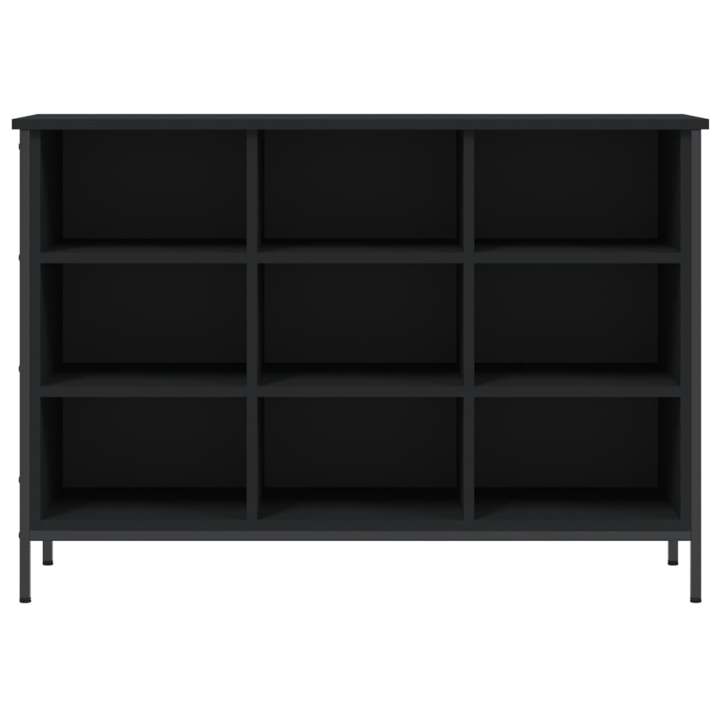 Armoire à chaussures noir 100x35x70 cm bois d'ingénierie - XIOS