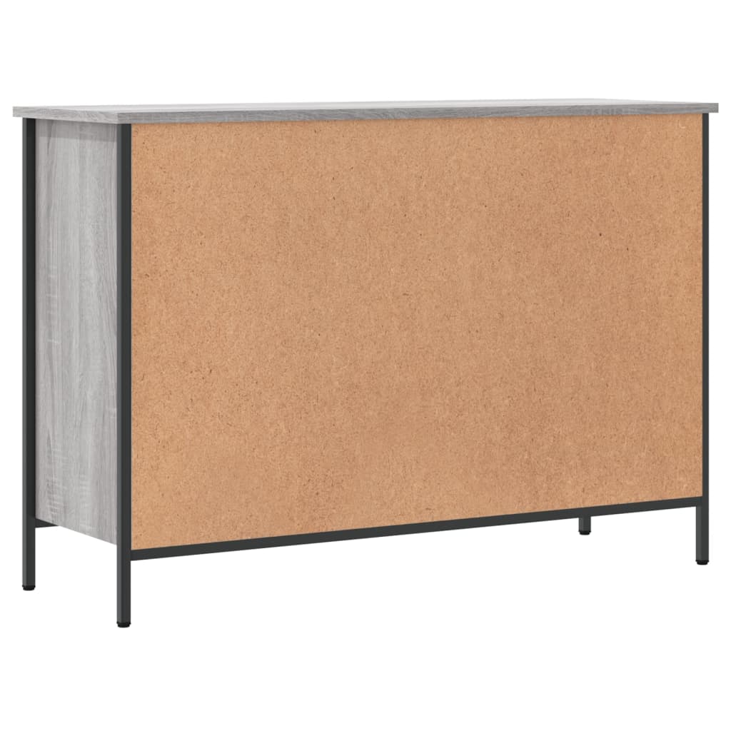Armoire à chaussures sonoma gris 100x35x70 cm bois d'ingénierie - XIOS
