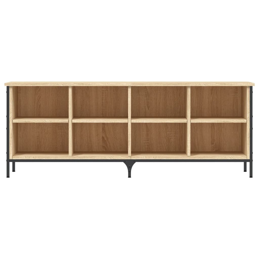 Armoire à chaussures chêne sonoma 131x35x50cm bois d'ingénierie - XIOS